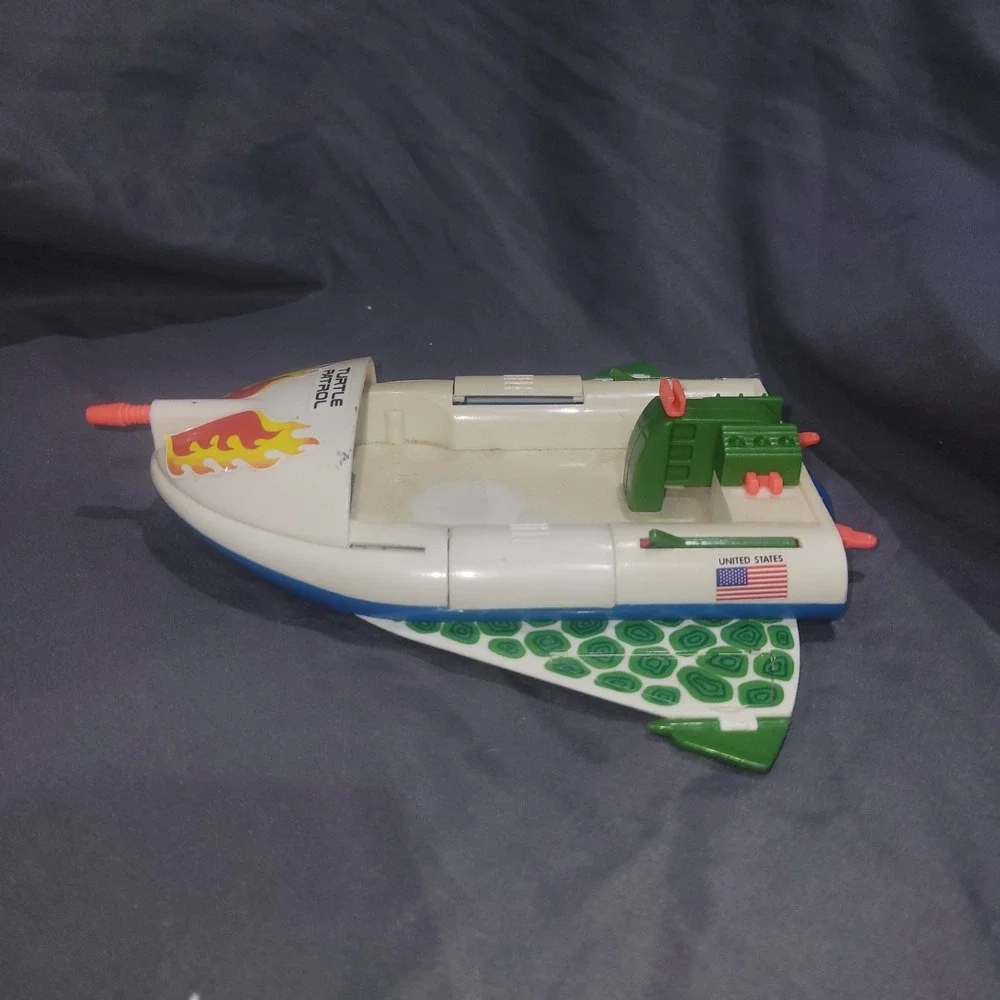 Vintage TMNT Muta-Raft Turtle Patrol Boat incomplete 1992 Rare
